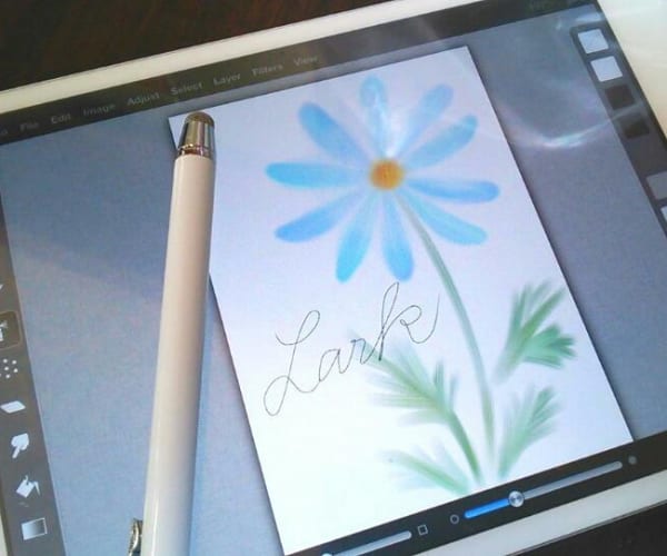 14日木曜日iPadでお花の絵を描こう♪の講座をやります。
